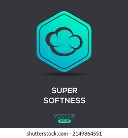 Creative (Super softness) Icon, Vector sign.