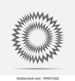Creative swirl lines illustration vector design.