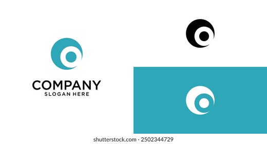 Creative swirl logo design with modern style premium vector