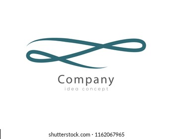Creative Swoosh or Waves Concept Logo Design Template 