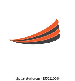 creative swoosh,waves concep logo design template