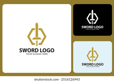 Creative Sword Logo Design Template