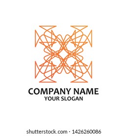 creative symbol abstract line logo