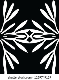 Creative symbol abstract tribal shape vector pattern design for many happy ideas