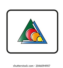 creative symbol concept. Corporate identity logotype, company graphic design tamplate.Icon. Vector illustration.EPS10