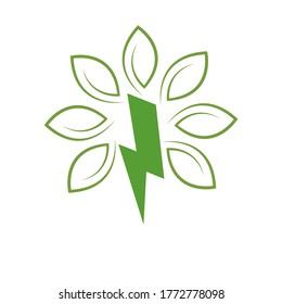 Concepto de símbolo creativo para la energía renovable