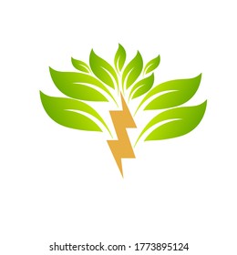 Creative symbol concept for renewable energy