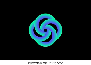 The creative symbol design exploration. Modern spiral shape design element. Vector, 2022