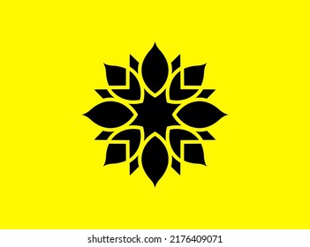 The creative symbol design exploration. Modern flower geometric shape design element. Vector, 2022-2023