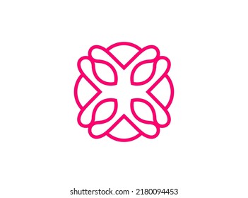 Die kreative Symboldesign-Erforschung. Modernes geometrisches Design-Element. Vektorgrafik, 2022