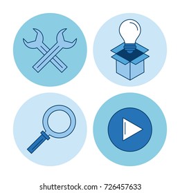 Creative symbol icons
