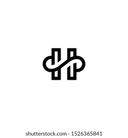 Creative symbol of letter H for logo - icon