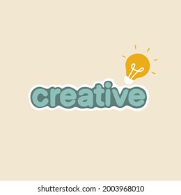 Creative Symbol. Social Media Post. Vector Illustration.
