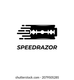 Creative symbol Speed Razor sign logo template design