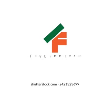  Kreatives T- und F-Logo nützlich und einzigartig