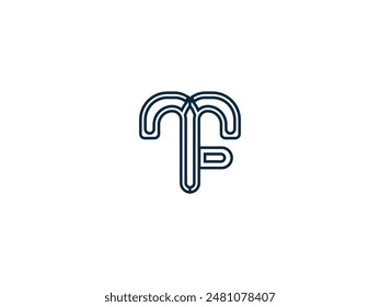 Creative t logo with varius fonts