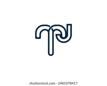 Creative t logo with varius fonts