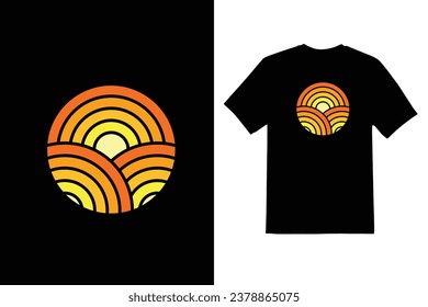 Creative t shirt design template vector