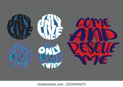 creative t shirt design and vector design (YOLO - You Only Live Once), Search And Rescue