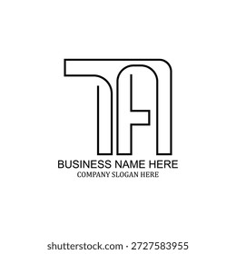 Kreatives TA-Logo-Design für moderne Marken und professionelle Unternehmen