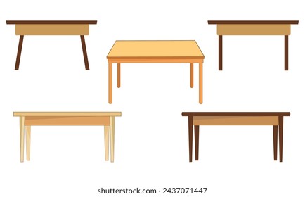 Creative table vector illustration for use.