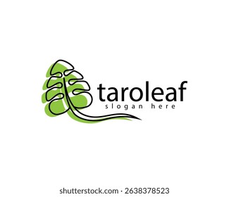 creative taro leaf logo taro leaf abstract logo design inspiration