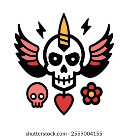 Creative Tattoo Stickers Collection for Digital Download