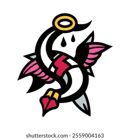 Creative Tattoo Stickers Collection for Digital Download