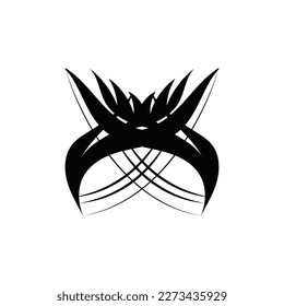 Creative tattoo vector art illustration.
