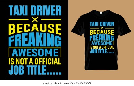 Design-Vorlage für kreatives Taxi-T-Shirt