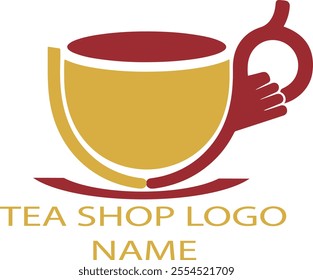 Creative Tea Shop Logo Design 