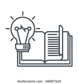 Creative teaching icon suitable for info graphics, websites and print media and  interfaces. Line vector icon.