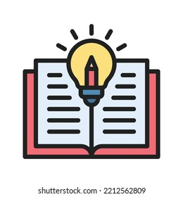 Creative Teaching icon vector image. Can also be used for Physical Fitness. Suitable for mobile apps, web apps and print media.