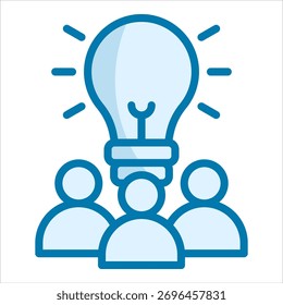 Elemento de ícone da equipe criativa para design