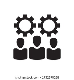 Creative team icon - professional expert team icon 