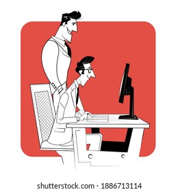 Creative team of professionals. Business startup, startup hub, financial support, online crowdfunding.