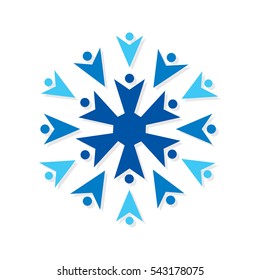 creative teamwork concept design vector