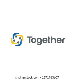 Creative Teamwork Logo Design Inspiration