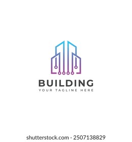 Diseño de logo de edificio de Creative Tech