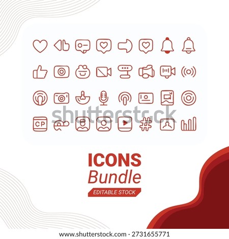 Creative Tech Icon Bundle Redy to use Fully Editable file