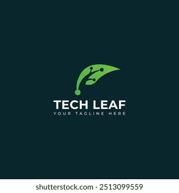 Diseño de logo Creative Tech Leaf