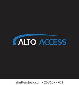 Creative Tech-Inspired Alto Access Logo vector Template

