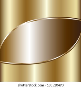 Creative technological background. Golden Abstract vector background