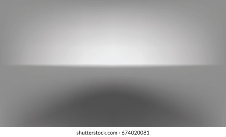 Creative technological background. Inside an empty room