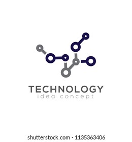 Creative Technology Concept Design Logo Template