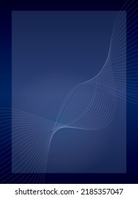 Creative technology e-commerce blue gradient and lines poster vector background