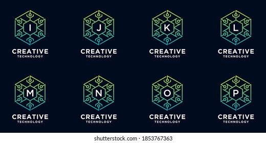 Creative technology letter logo design