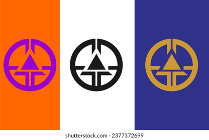 Logo de tecnología creativa colorida plantilla de vector de icono abstracto