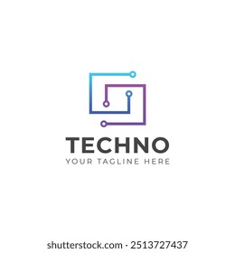 Creative Technology logo design template