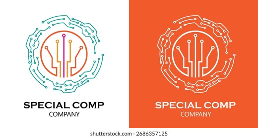 Plantilla de logotipos de Tecnología creativa para empresas de TI